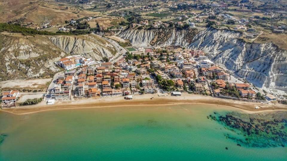 Апартаменты Casa Scala Dei Turchi Реальмонте Экстерьер фото